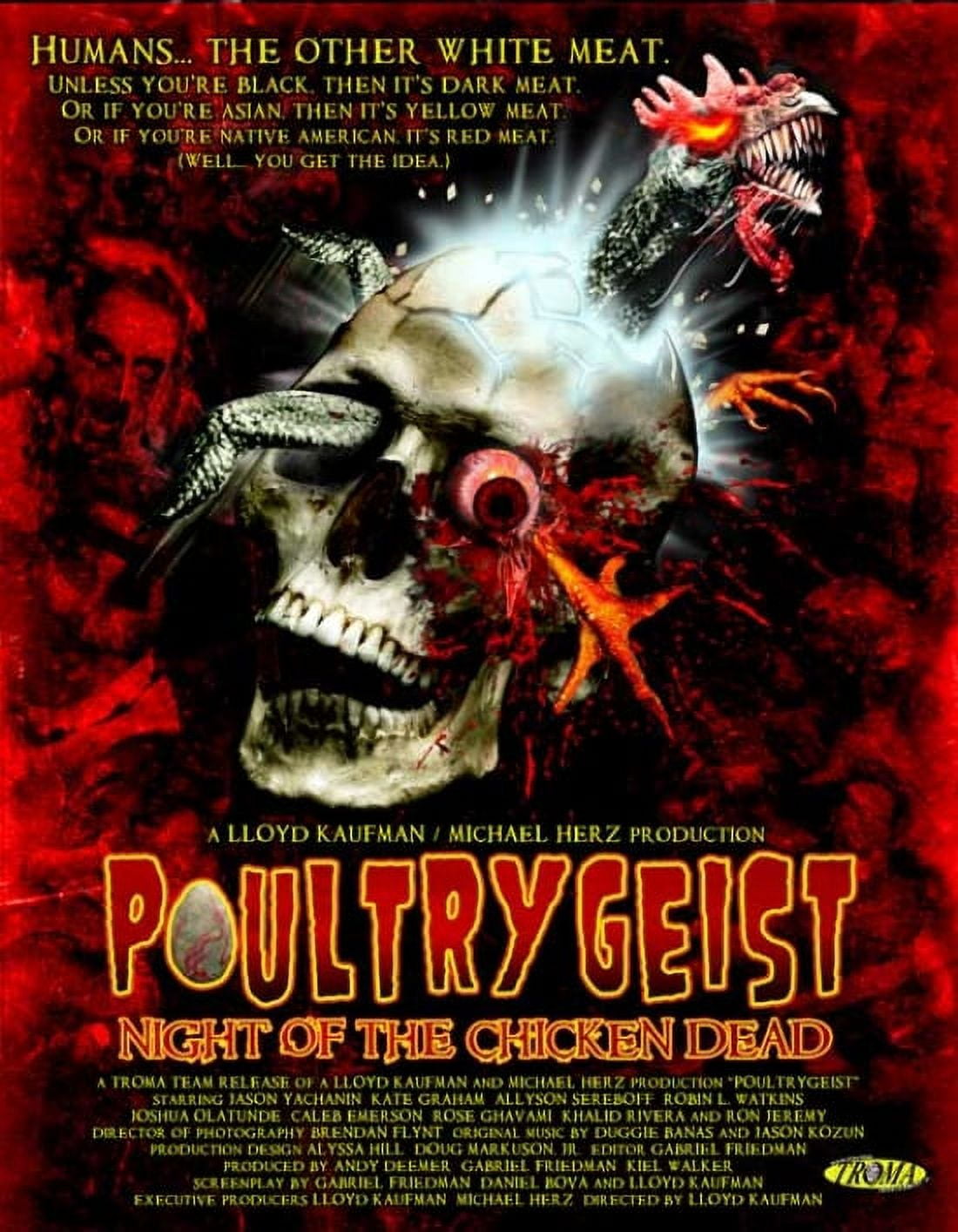 Poultrygeist Night of the Chicken Dead movie poster 11x17