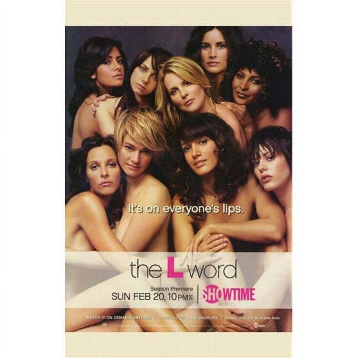 The L Word Movie Poster - 11x17 size featuring vibrant colors and iconic imagery.