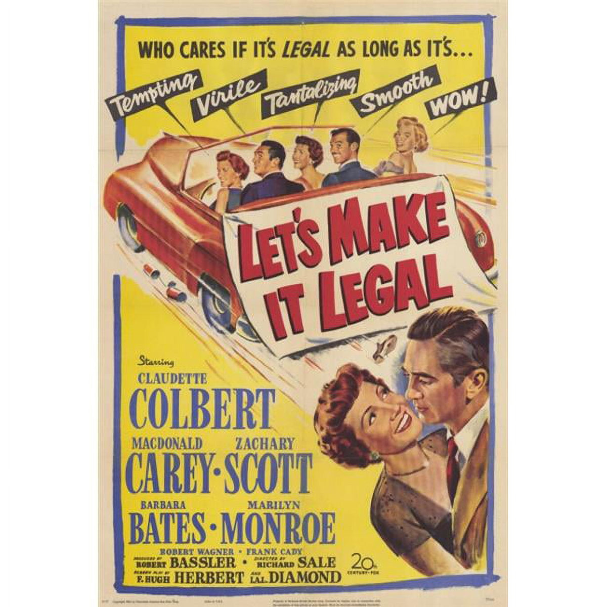 Let's Make It Legal Movie Poster Print - 27x40