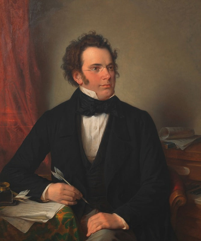 Franz Schubert 1875 Poster Print by Wilhelm August Rieder