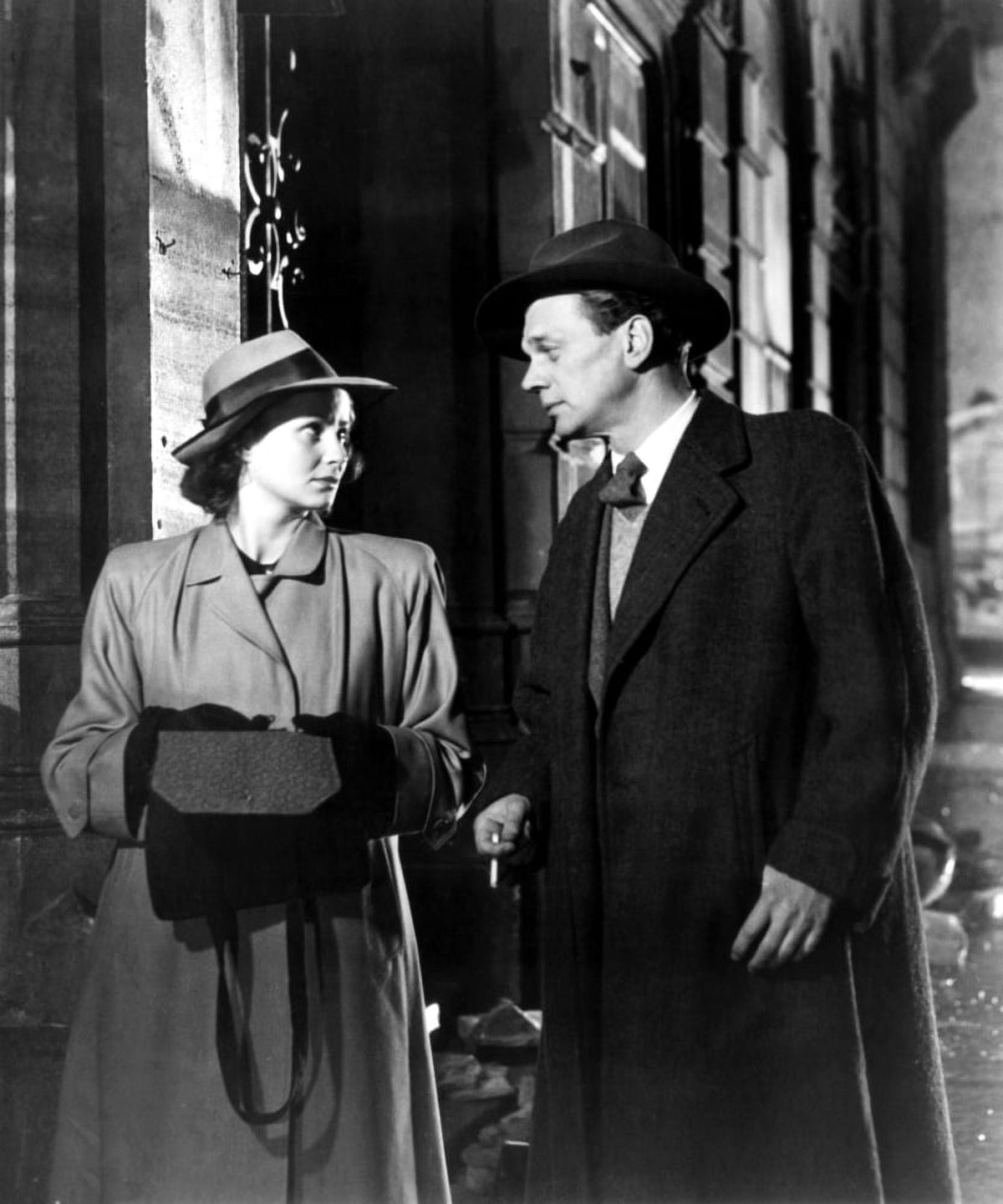 The Third Man photo print featuring Alida Valli and Joseph Cotten from the classic 1949 film.