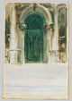 Green Door at Santa Maria della Salute art print by John Singer Sargent