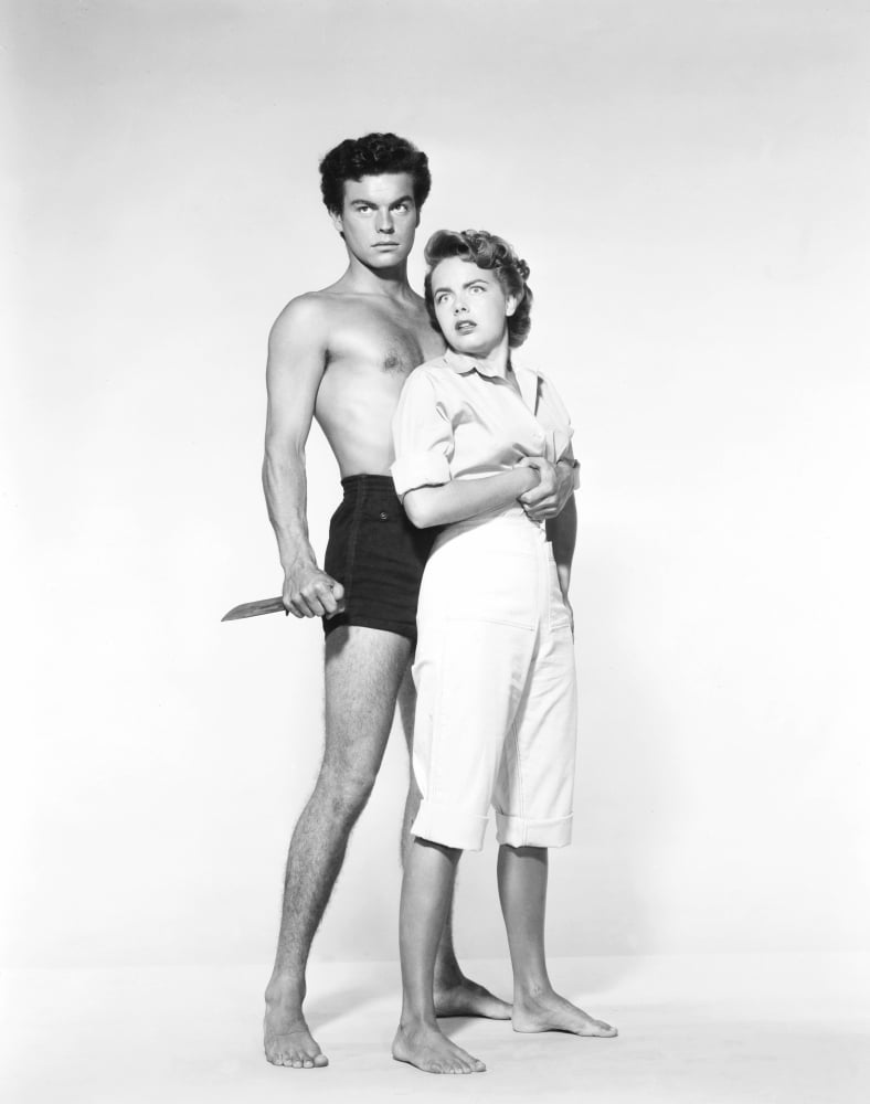 Beneath The 12-Mile Reef movie photo print featuring Robert Wagner and Terry Moore.
