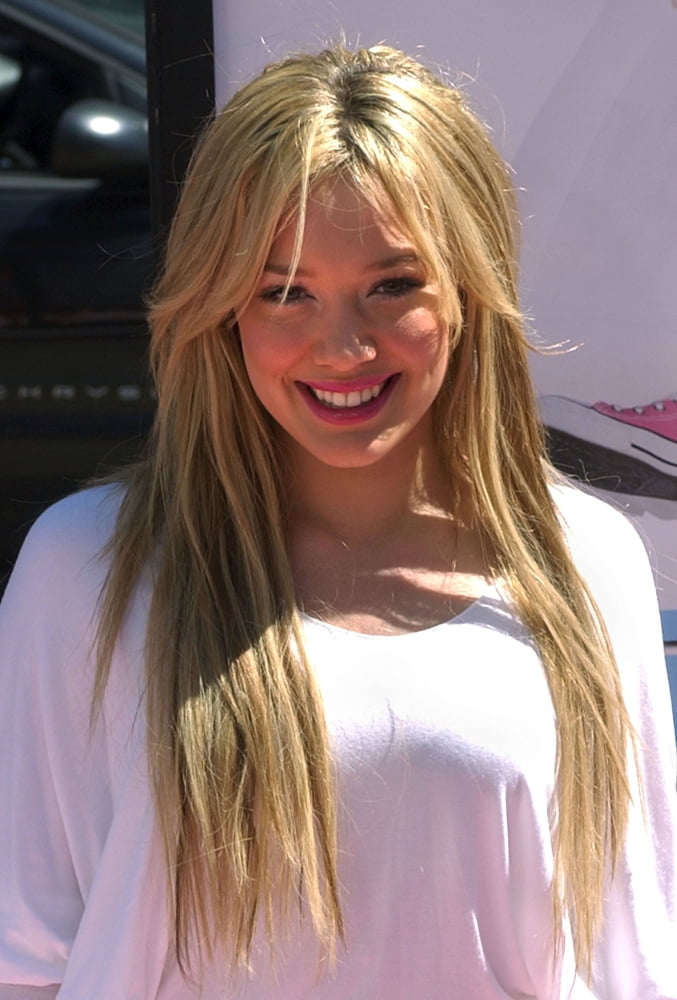 Hilary Duff at the world premiere of A Cinderella Story photo print