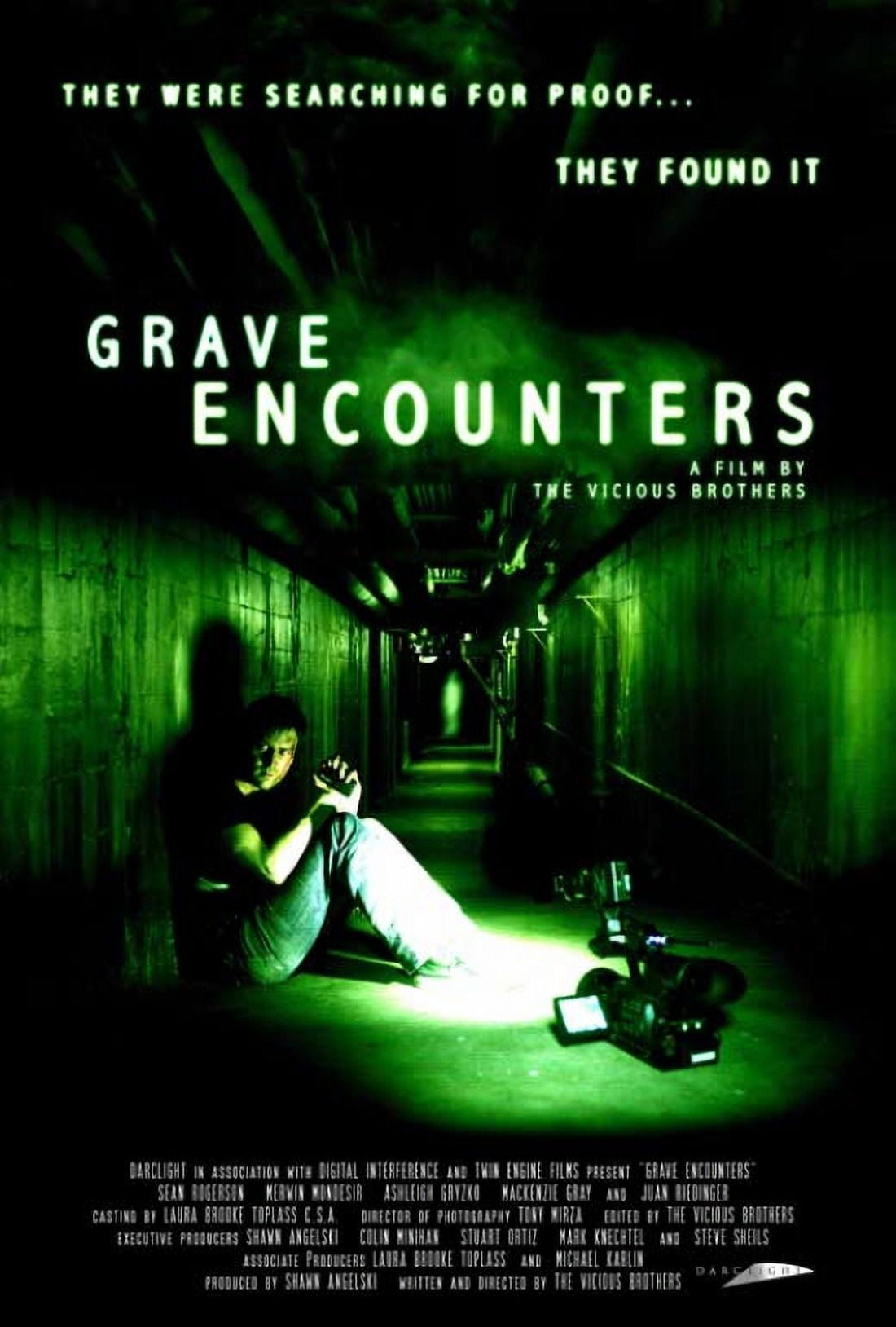 Grave Encounters Movie Poster 11x17 print featuring eerie horror film imagery.
