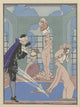 L'Eau Poster Print by George Barbier in Art Deco style