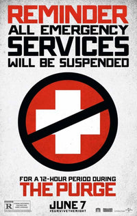 The Purge Movie Poster Print in 27x40 size