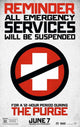 The Purge Movie Poster Print in 27x40 size
