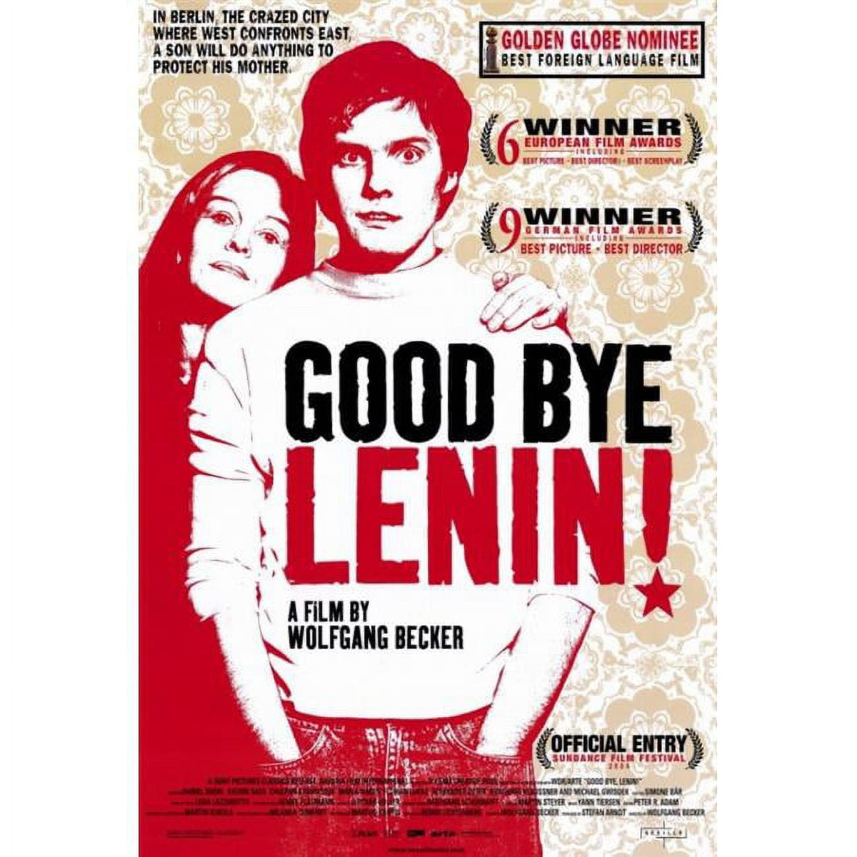 Good Bye Lenin! movie poster print in vibrant colors.