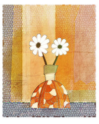 Flowers 07 Poster Print by Joost Hogervorst featuring vibrant floral artwork.
