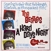 A Hard Day's Night Movie Poster Masterprint featuring The Beatles.