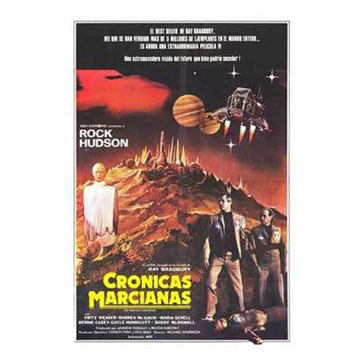 The Martian Chronicles movie poster in 11x17 size featuring iconic sci-fi imagery.