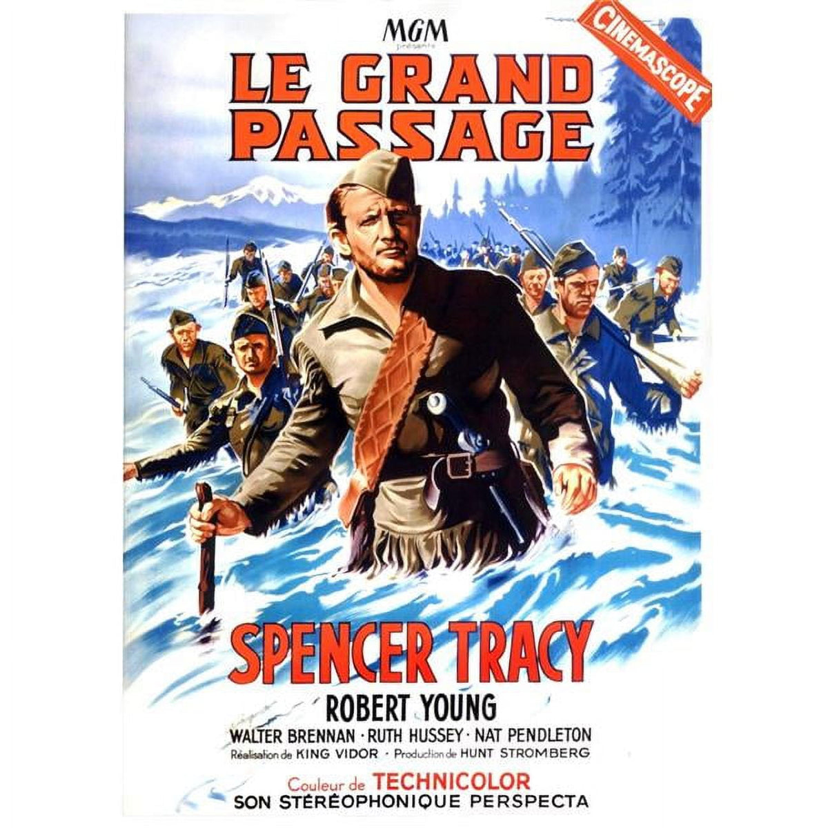 Northwest movie masterprint poster featuring Le Grand Passage 1940