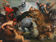Tiger, Lion, and Leopard Hunt Art Print by Follower of Rubens