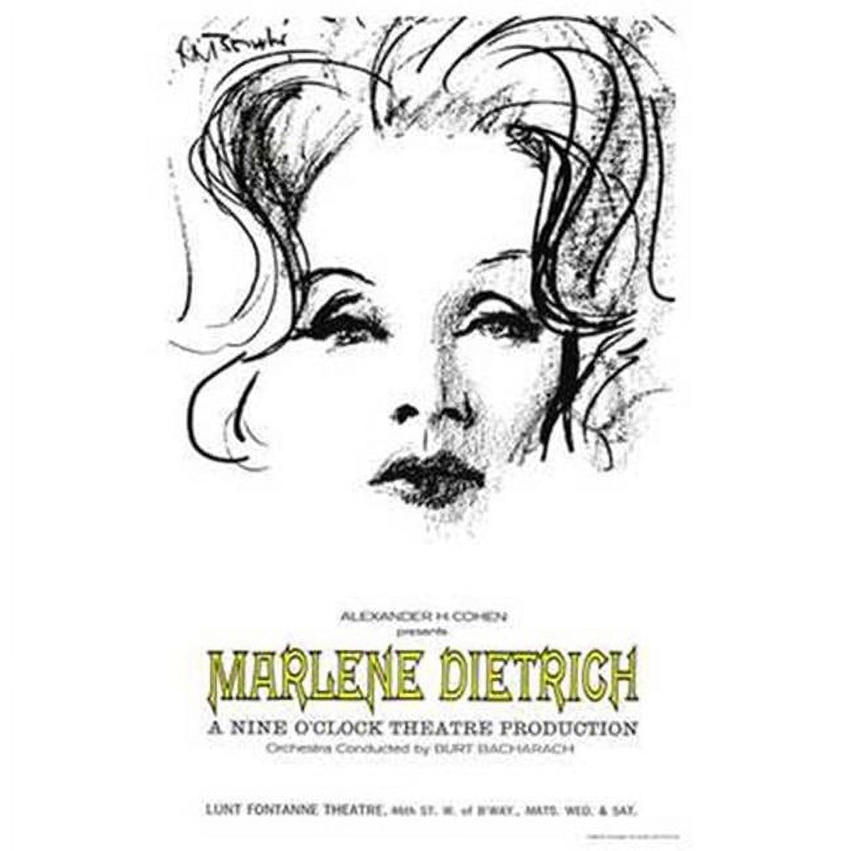 Marlene Dietrich classic movie poster 11x17