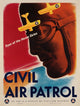 Civil Air Patrol 1943 poster print by Clayton Kenney, showcasing aviation history.