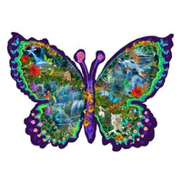 Butterfly Wildlife Poster Print by Alixandra Mullins showcasing vibrant colors and intricate details.