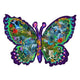 Butterfly Wildlife Poster Print by Alixandra Mullins showcasing vibrant colors and intricate details.
