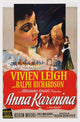 Anna Karenina Movie Masterprint Poster featuring Vivien Leigh and Ralph Richardson