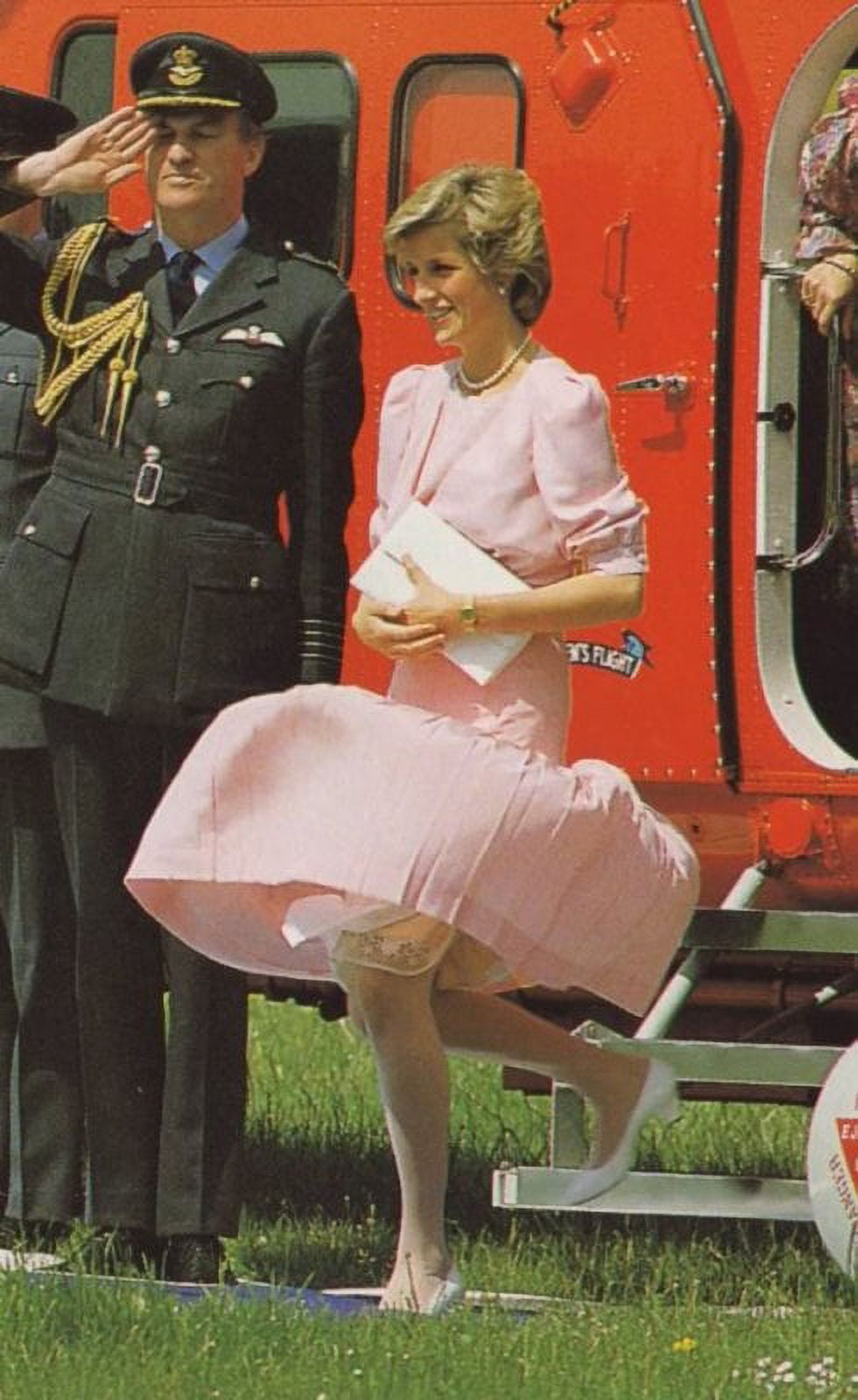 Princess Diana Visiting The Poolmead Centre Photo Print