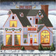 Christmas Village - The Candy Store Poster Print by Art Poulin