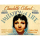 Imitation of Life movie poster featuring Claudette Colbert (14x11)