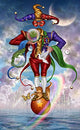 Fool Of Dreams Poster Print by Ciro Marchetti featuring vibrant colors and intricate designs.