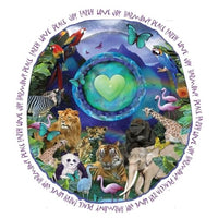 Eco Planet Poster Print by Alixandra Mullins featuring vibrant nature-inspired art