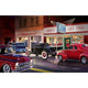 Phils Diner Poster Print by Bruce Kaiser showcasing a classic diner scene.