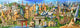 World Landmarks Collection Poster Print by Adrian Chesterman showcasing iconic global structures.