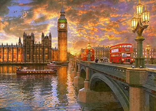 Westminster Sunset Poster Print by Dominic Davidson