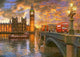 Westminster Sunset Poster Print by Dominic Davidson