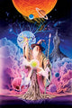Wizard of Creation Poster Print by Robin Koni featuring vibrant colors and imaginative design.