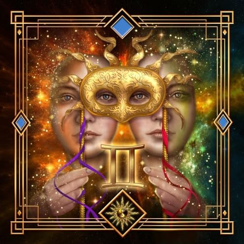 Zodiac Gemini Art Print by Ciro Marchetti showcasing the duality of Gemini.