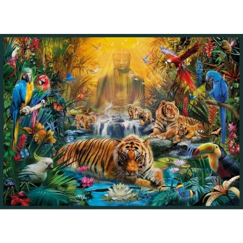 Mystic Tiger Poster Print by Jan Patrick