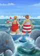 I Do Like To Be Beside The Seaside Poster Print by Peter Adderley