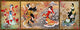 Oriental Triptych Poster Print by Haruyo Morita featuring intricate designs and harmonious colors.