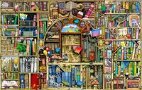 Neverending Stories Poster Print by Colin Thompson featuring whimsical artwork.