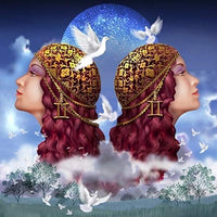 Gemini Poster Print by Ciro Marchetti featuring intricate designs.