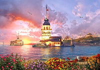 Maiden Tower Poster Print by Dominic Davidson