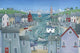 Bay Store Poster Print by Peter Adderley showcasing a serene waterfront scene.