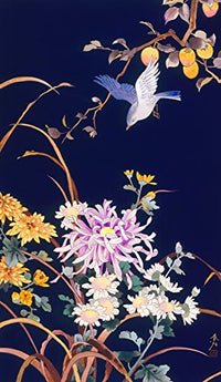 Oriental Flowers & Bird Poster Print by Haruyo Morita