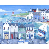 Sailors Rest Poster Print by Peter Adderley featuring serene maritime scene.