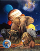 Millennium Poster Print by Graeme Stevenson, cosmic artwork.