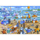 Cats and Dogs Poster Print by Peter Adderley showcasing playful animal art.