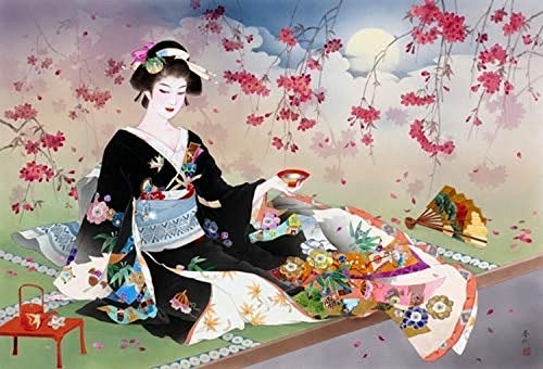 Beniakazura Poster Print by Haruyo Morita featuring traditional Japanese aesthetics.