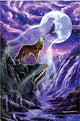 Wolf Spirit Poster Print by Robin Koni, showcasing strength and beauty.