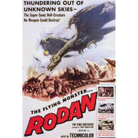 Rodan movie poster print 27x40 showcasing the iconic creature.