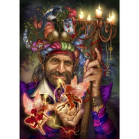 Old Man Of The Woods Poster Print by Ciro Marchetti featuring a mystical figure in nature.