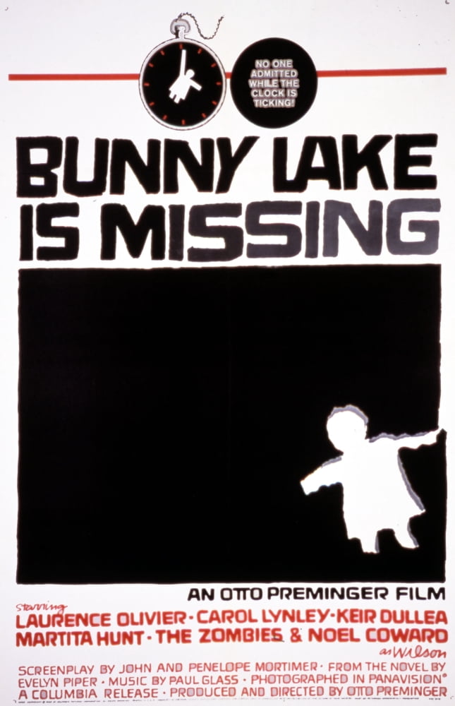 Bunny Lake Is Missing 1965 movie poster print